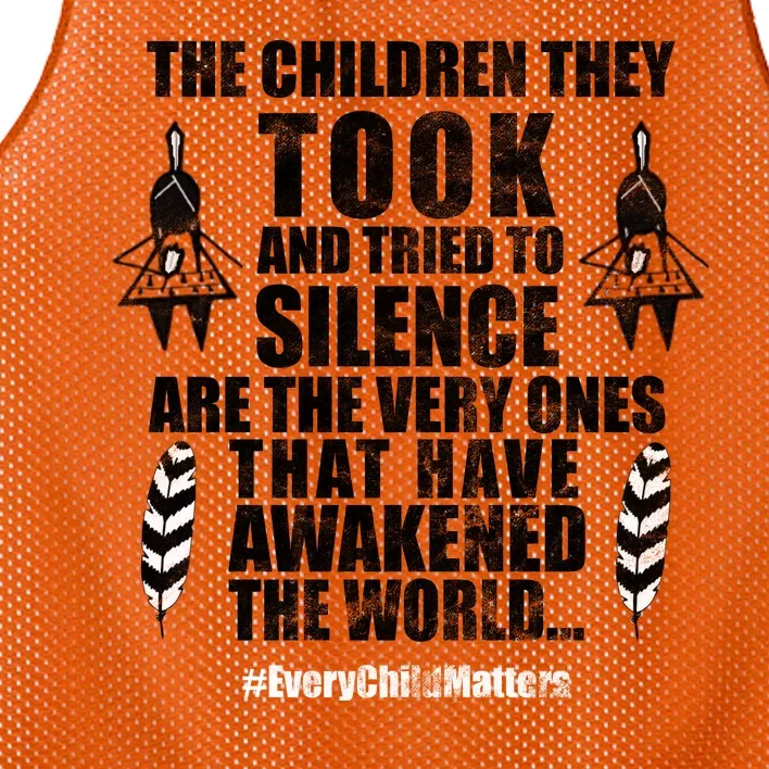 Every Child Matters Quote Mesh Reversible Basketball Jersey Tank