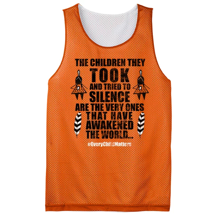 Every Child Matters Quote Mesh Reversible Basketball Jersey Tank