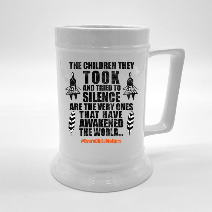 Every Child Matters Quote Front & Back Beer Stein