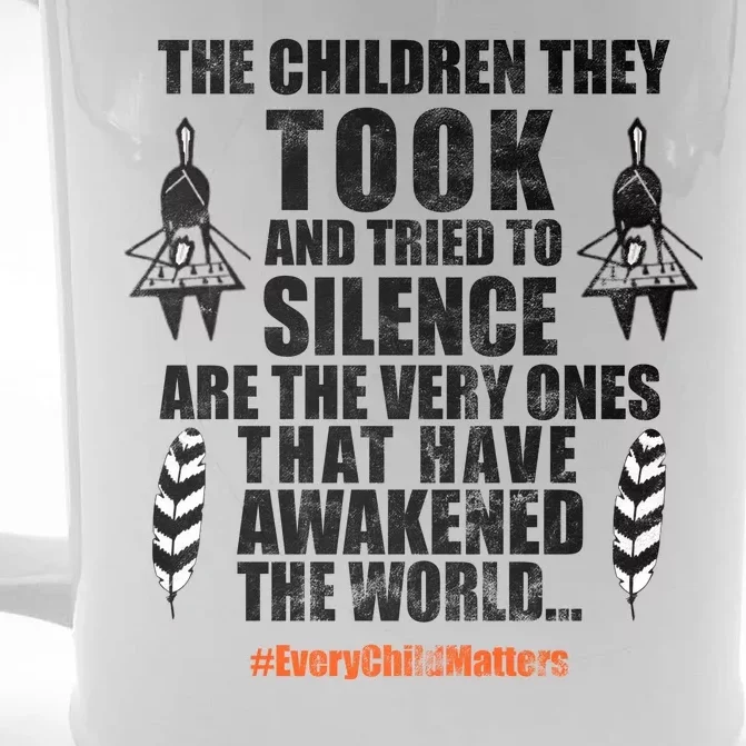 Every Child Matters Quote Front & Back Beer Stein