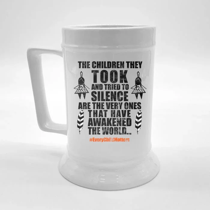 Every Child Matters Quote Front & Back Beer Stein