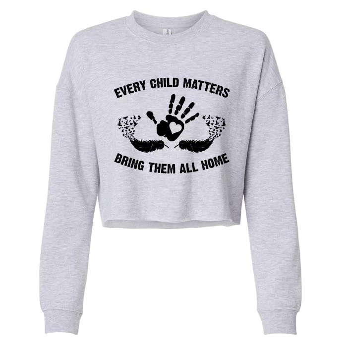 Every Child Matters Bring Them All Home Cropped Pullover Crew