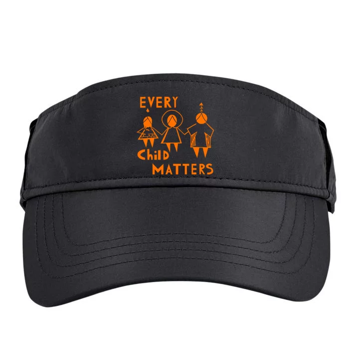 Every Child Matters Orange Print Adult Drive Performance Visor