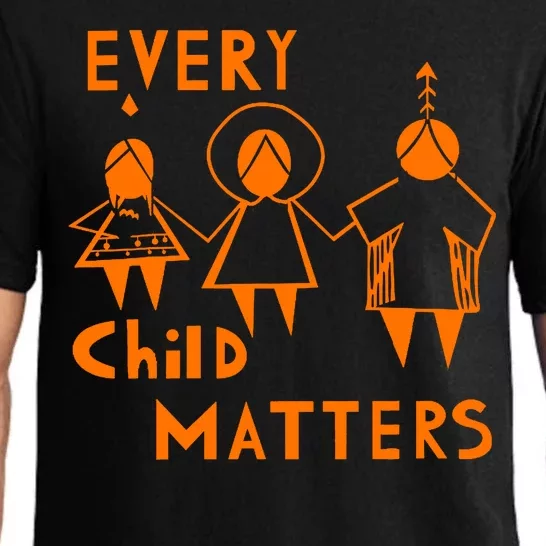 Every Child Matters Orange Print Pajama Set