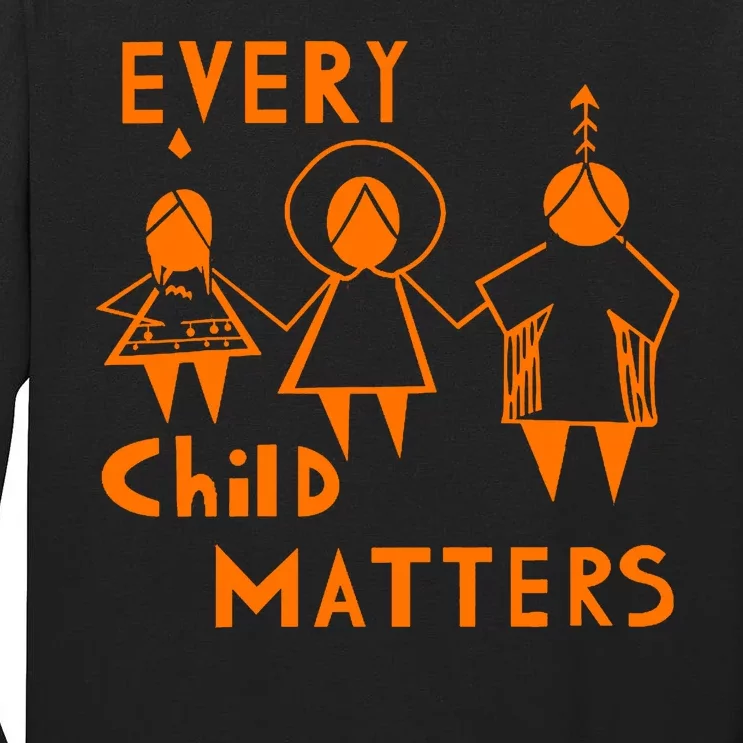 Every Child Matters Orange Print Tall Long Sleeve T-Shirt