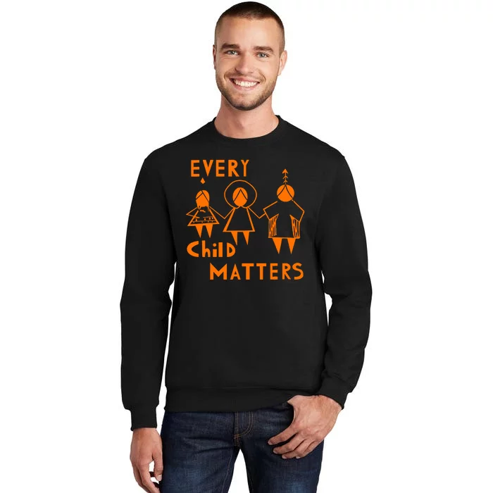 Every Child Matters Orange Print Tall Sweatshirt