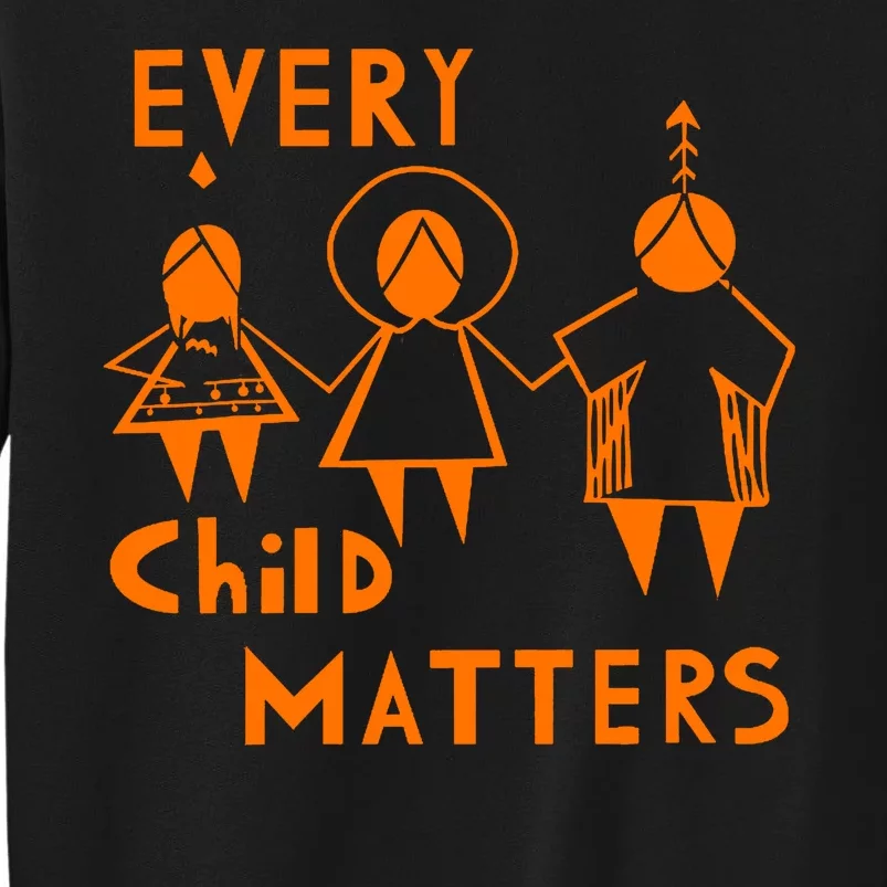 Every Child Matters Orange Print Tall Sweatshirt