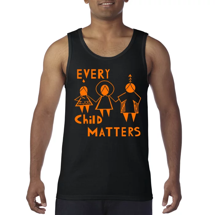 Every Child Matters Orange Print Tank Top