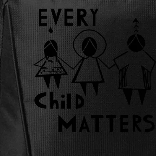 Every Child Matters Black Print Orange City Backpack