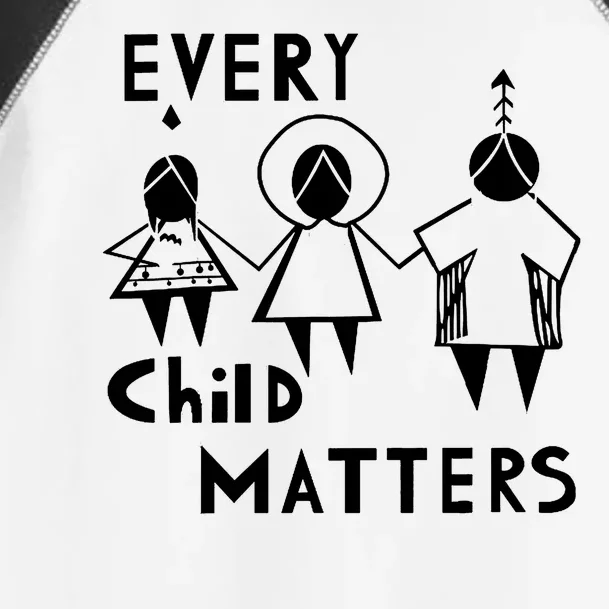 Every Child Matters Black Print Orange Toddler Fine Jersey T-Shirt