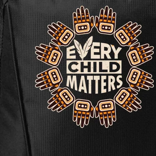 Every Child Matters Native American Hand Pattern City Backpack