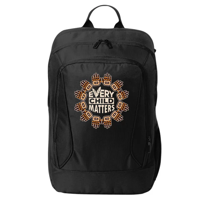 Every Child Matters Native American Hand Pattern City Backpack