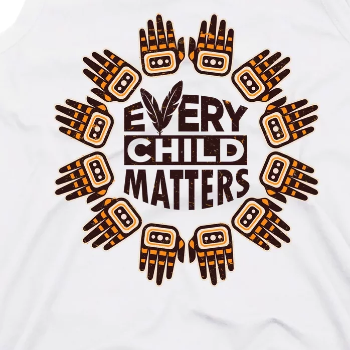 Every Child Matters Native American Hand Pattern Tank Top