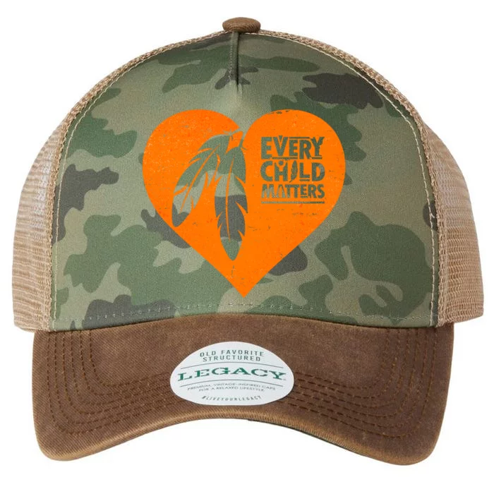 Every Child Matters Native American Feather Heart Legacy Tie Dye Trucker Hat