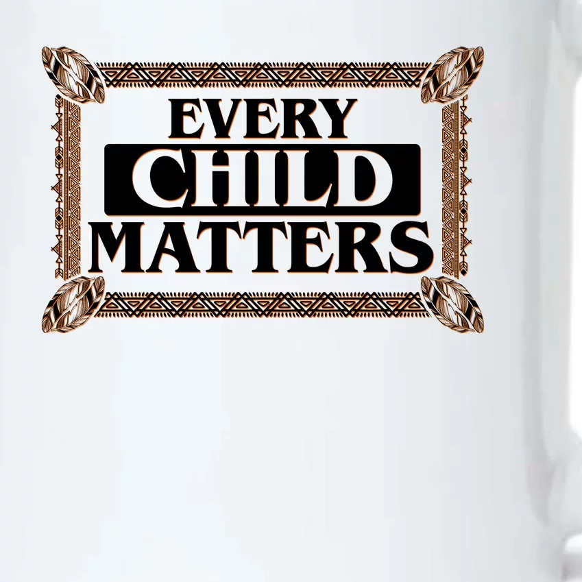 Every Child Matters Native American Indigenous Children Orange Day Black Color Changing Mug