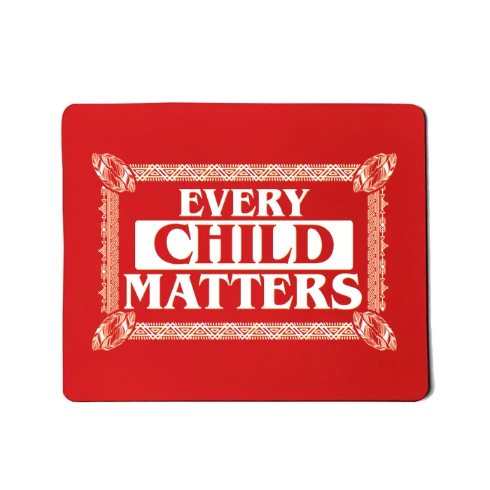 Every Child Matters Native American Indigenous Children Orange Day Mousepad