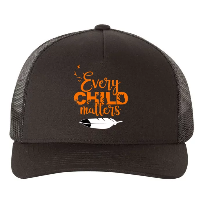 Every Child Matters Childhood Cancer Awareness Yupoong Adult 5-Panel Trucker Hat