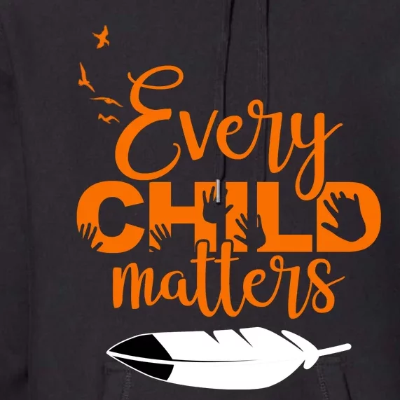 Every Child Matters Childhood Cancer Awareness Premium Hoodie