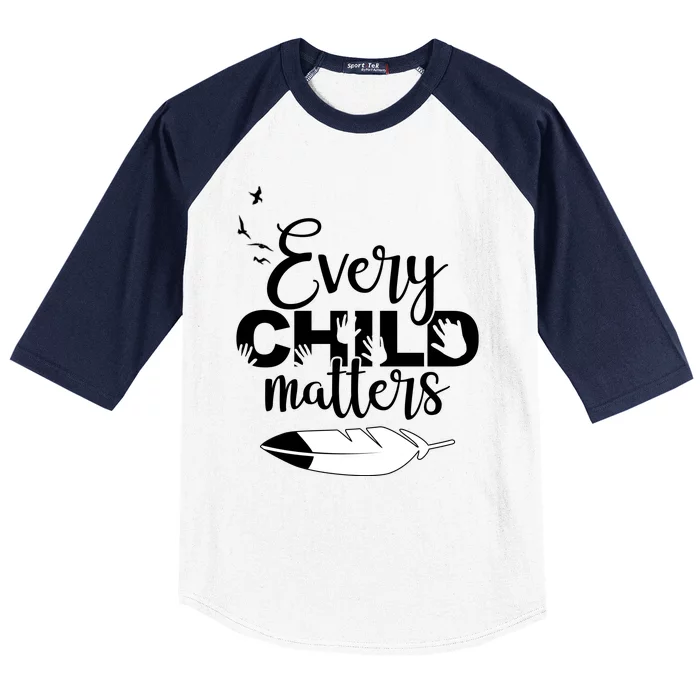 Every Child Matters Childhood Cancer Awareness Baseball Sleeve Shirt