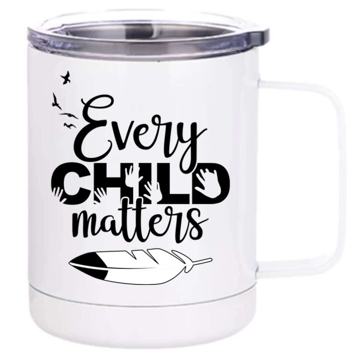 Every Child Matters Childhood Cancer Awareness Front & Back 12oz Stainless Steel Tumbler Cup