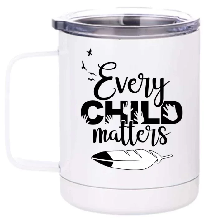 Every Child Matters Childhood Cancer Awareness Front & Back 12oz Stainless Steel Tumbler Cup