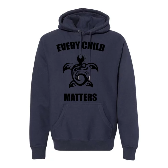 Every Child Matters Turtle Orange Day Premium Hoodie