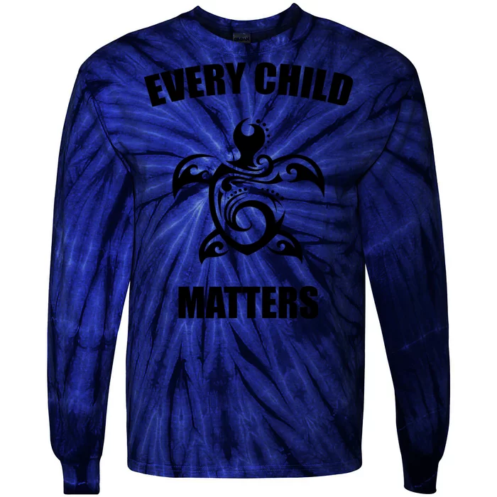 Every Child Matters Turtle Orange Day Tie-Dye Long Sleeve Shirt