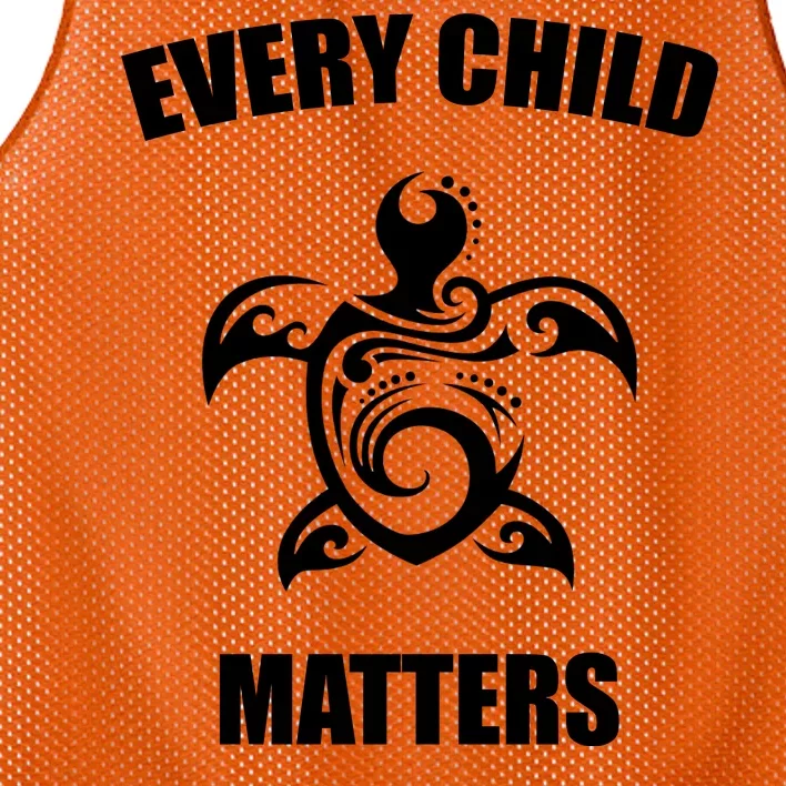 Every Child Matters Turtle Orange Day Mesh Reversible Basketball Jersey Tank