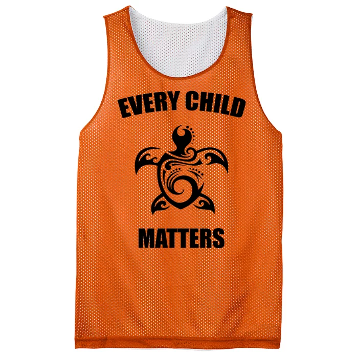 Every Child Matters Turtle Orange Day Mesh Reversible Basketball Jersey Tank