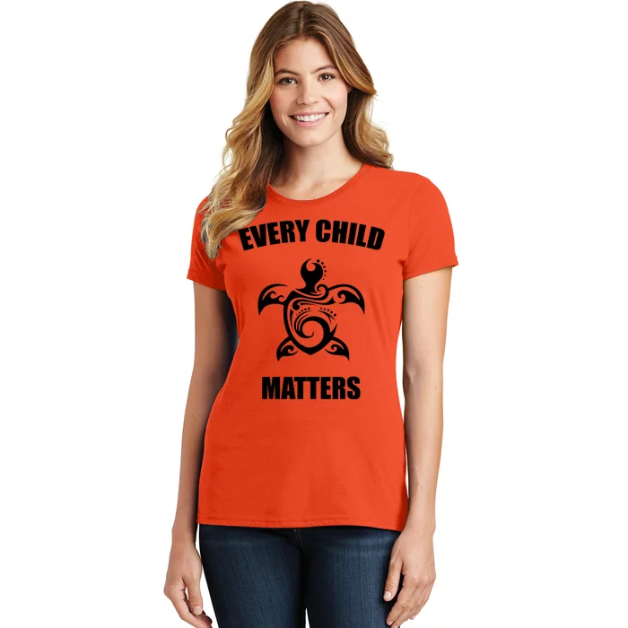 Every Child Matters Turtle Orange Day Women's T-Shirt