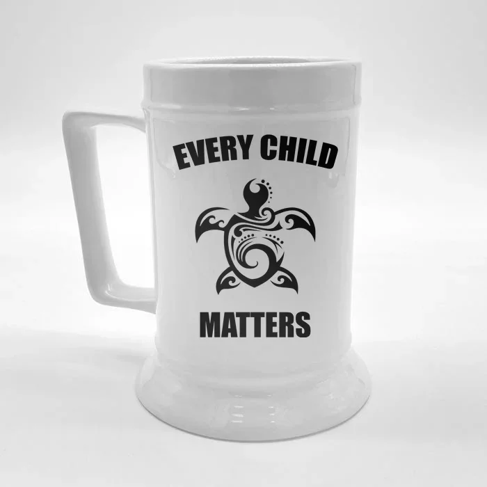 Every Child Matters Turtle Orange Day Front & Back Beer Stein