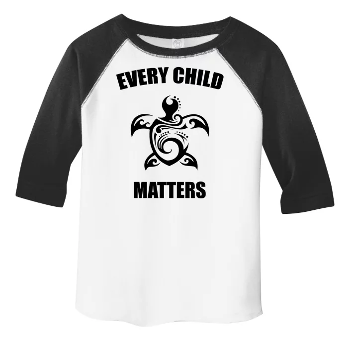 Every Child Matters Turtle Orange Day Toddler Fine Jersey T-Shirt