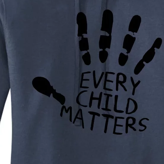 Every Child Matters Handprint Orange Day Women's Pullover Hoodie