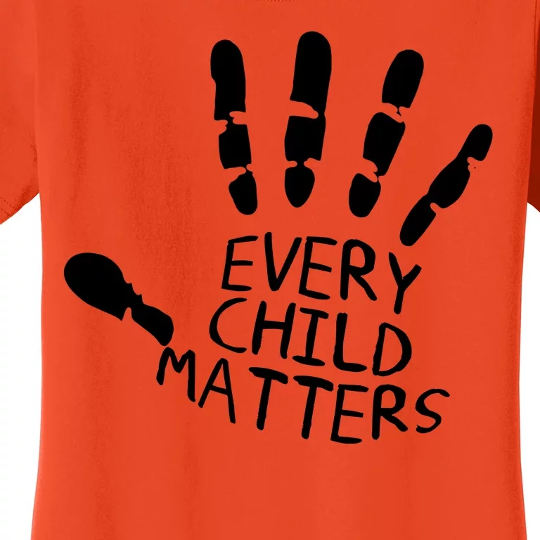 Every Child Matters Handprint Orange Day Women's T-Shirt