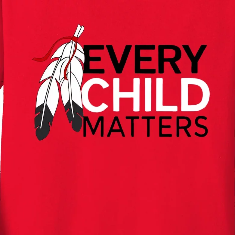 Every Child Matters Canada Orange Day Kids Long Sleeve Shirt