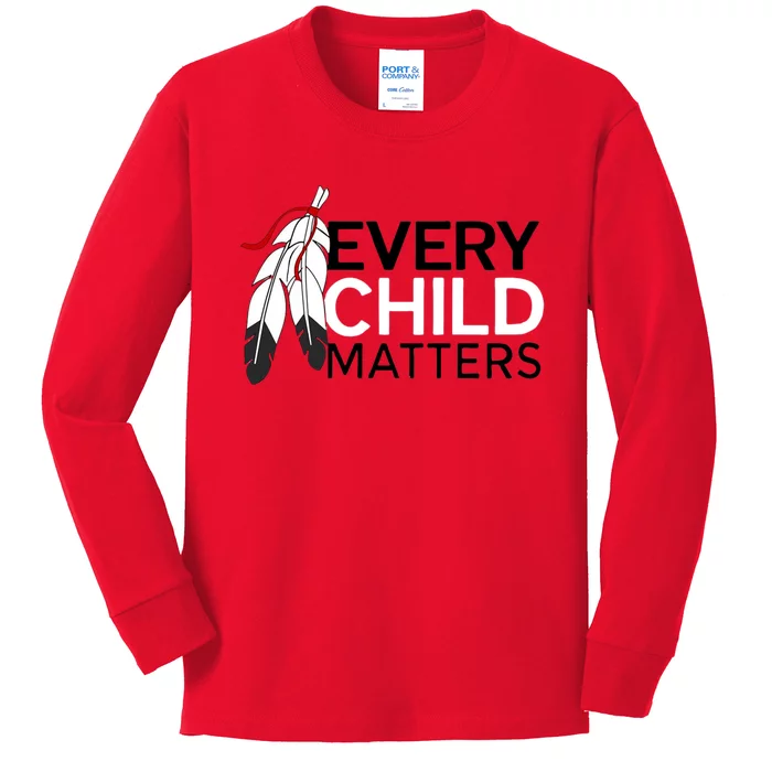 Every Child Matters Canada Orange Day Kids Long Sleeve Shirt