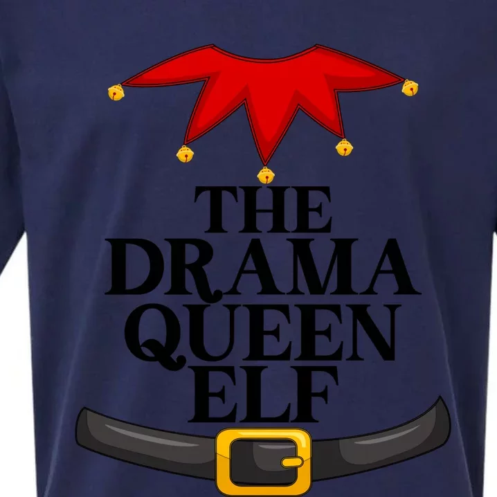 Elf Costume Matching Group The Drama Queen Elf Christmas Gift Sueded Cloud Jersey T-Shirt