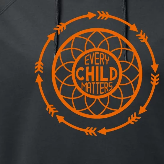 Every Child Matters Childhood Cancer Performance Fleece Hoodie