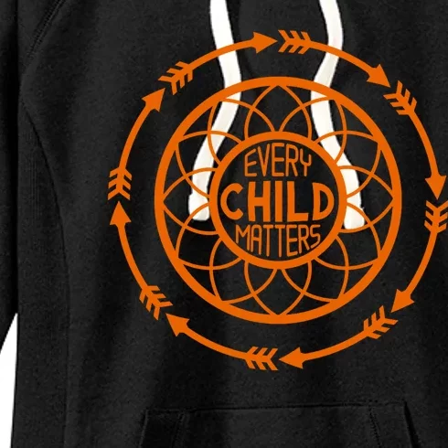 Every Child Matters Childhood Cancer Women's Fleece Hoodie