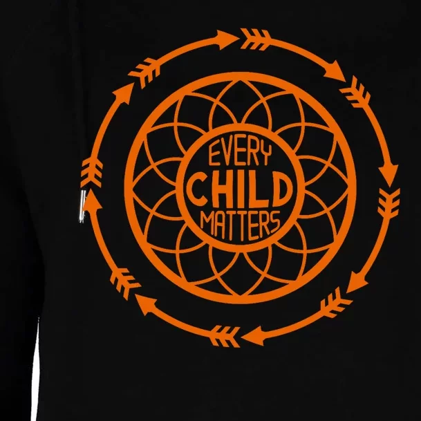 Every Child Matters Childhood Cancer Womens Funnel Neck Pullover Hood