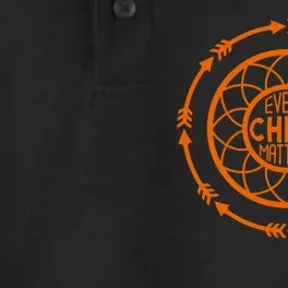 Every Child Matters Childhood Cancer Dry Zone Grid Performance Polo