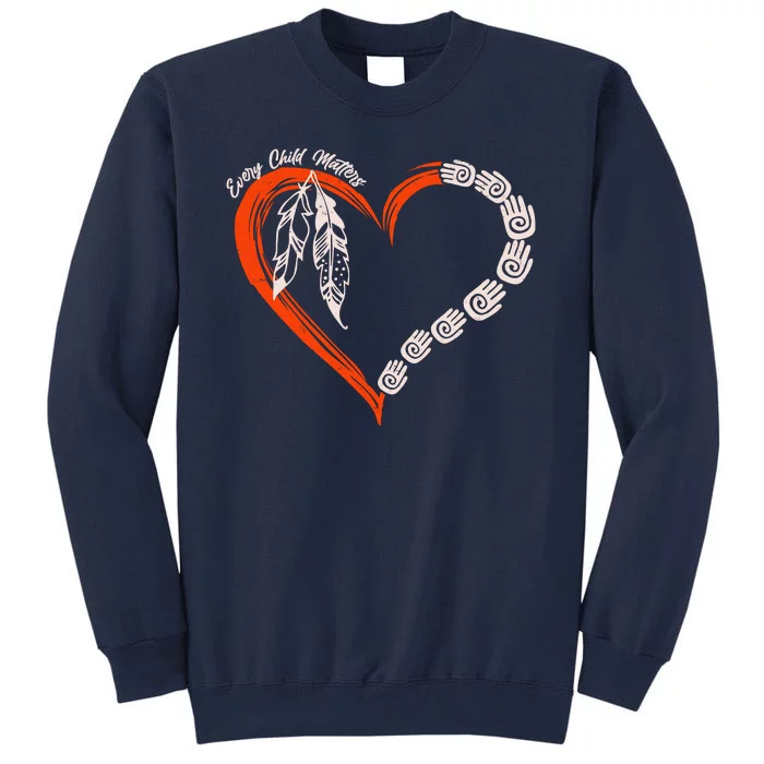 Every Child Matters Native American Pattern Tall Sweatshirt