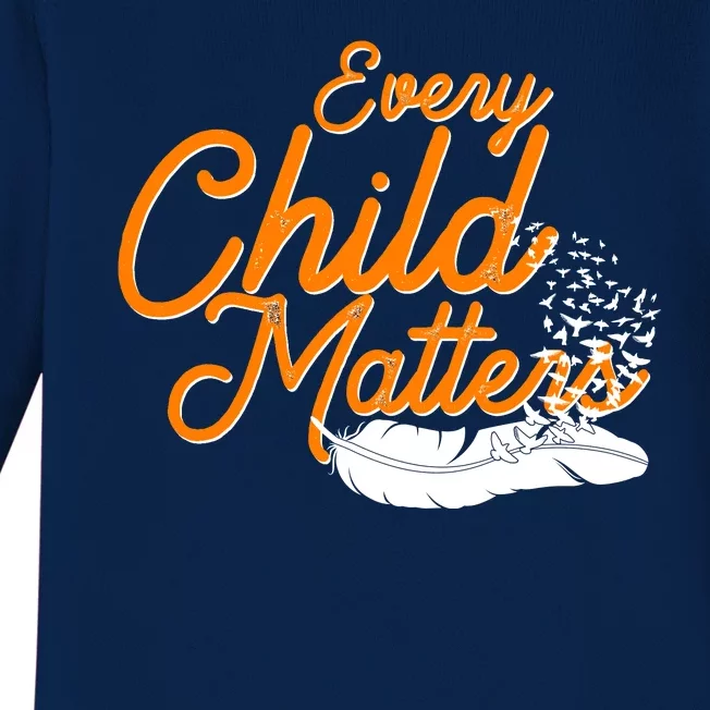 Every Child Matters Wear Orange Baby Long Sleeve Bodysuit