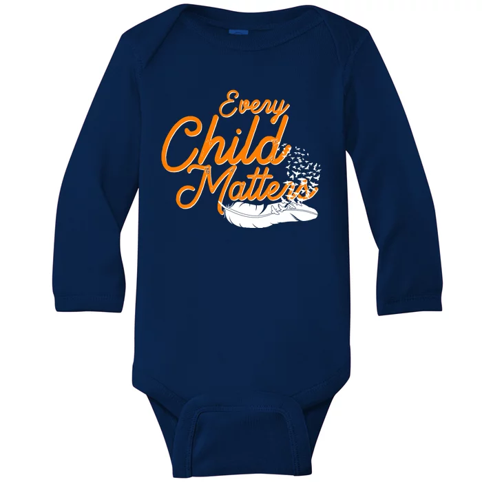 Every Child Matters Wear Orange Baby Long Sleeve Bodysuit