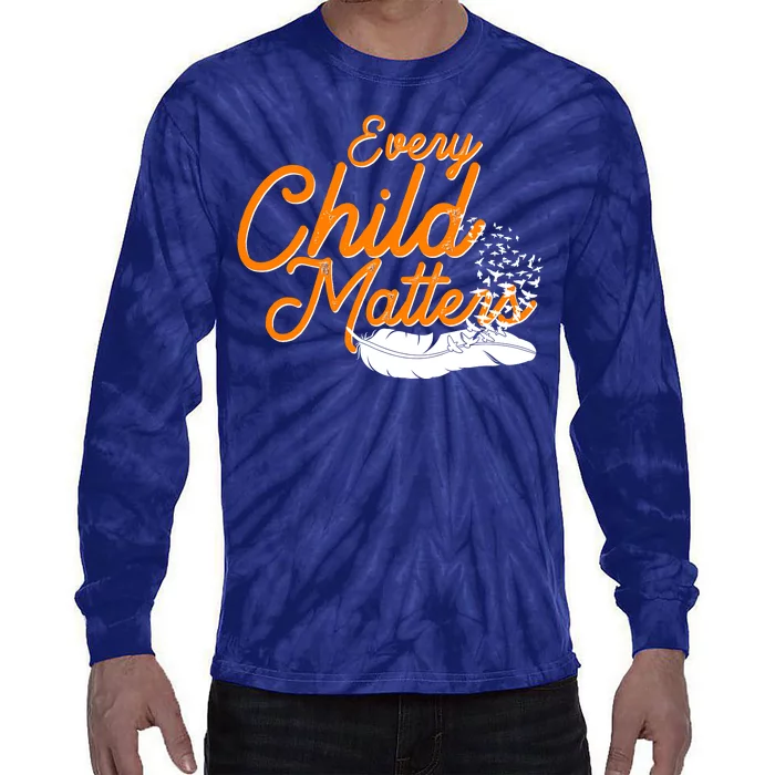 Every Child Matters Wear Orange Tie-Dye Long Sleeve Shirt