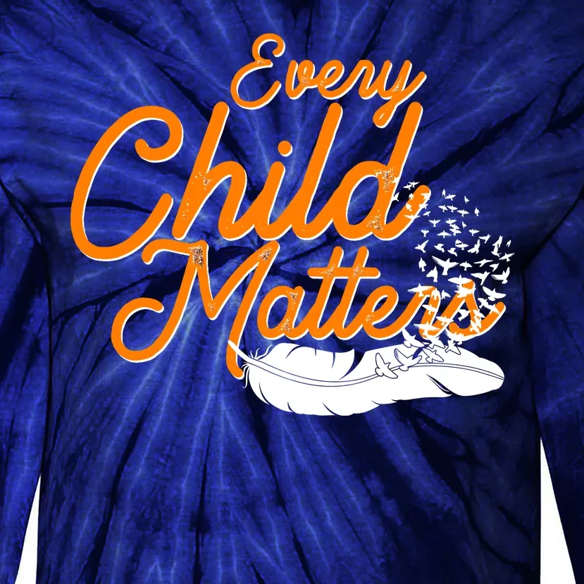 Every Child Matters Wear Orange Tie-Dye Long Sleeve Shirt