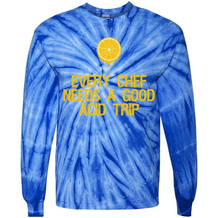 Every Chef Needs A Good Acid Trip Squeeze Lemon Gift Tie-Dye Long Sleeve Shirt