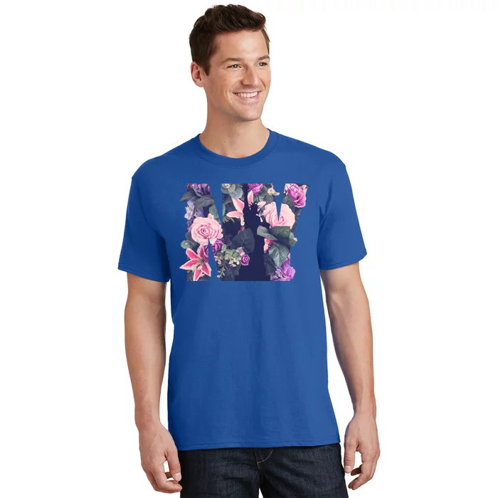 Enjoy Cool New York City Graphic Tees Floral New York City Gift T-Shirt