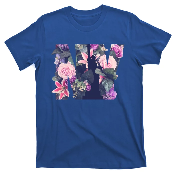 Enjoy Cool New York City Graphic Tees Floral New York City Gift T-Shirt