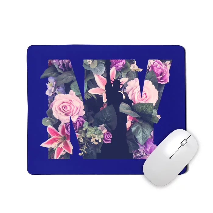 Enjoy Cool New York City Graphic Tees Floral New York City Gift Mousepad